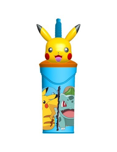 VASO FIGURITA 3D 360ML POKÉMON