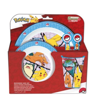 SET MICRO KIDS 5 PIEZAS EN ESTUCHE POKÉMON