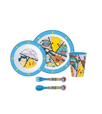 SET MICRO KIDS 5 PIEZAS EN ESTUCHE POKÉMON 2
