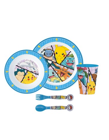 SET MICRO KIDS 5 PIEZAS EN ESTUCHE POKÉMON