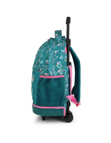 Mochila 2 Ruedas Carro Fijo Gabol Fiori Mochilas con rued...