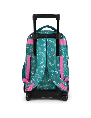 Mochila 2 Ruedas Carro Fijo Gabol Fiori Mochilas con rued...