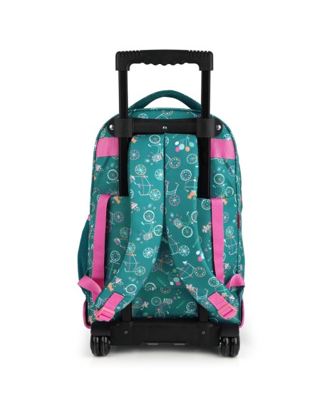 Mochila 2 Ruedas Carro Fijo Gabol Fiori Mochilas con rued...