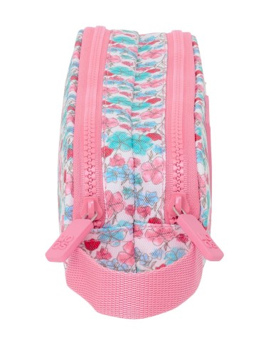 PORTATODO DOBLE RECICLADO MOOS "FLORES" | Comprar PORTATODO DOBLE R...