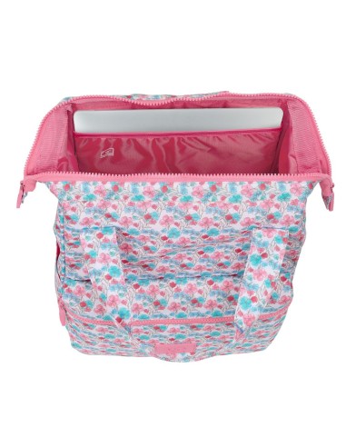 MOCHILA CON ASAS RECI PARA PORTATIL 13" MOOS "FLORES" | Comprar MOC...
