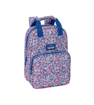 MOCHILA INFANTIL NAIT NAIT "FLORES COIMBRA AZUL" | Comprar MOCHILA ...