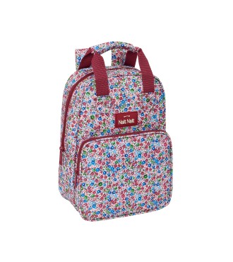 MOCHILA INFANTIL NAIT NAIT "FLORES COIMBRA BURDEOS" | Comprar MOCHI...