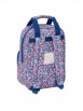 MOCHILA INFANTIL NAIT NAIT "FLORES COIMBRA AZUL"