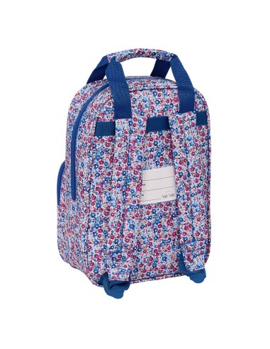 MOCHILA INFANTIL NAIT NAIT "FLORES COIMBRA AZUL" | Comprar MOCHILA ...