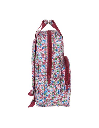 MOCHILA INFANTIL NAIT NAIT "FLORES COIMBRA BURDEOS" | Comprar MOCHI...