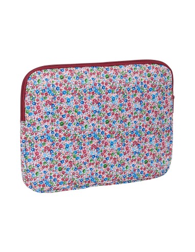 FUNDA PARA PORTATIL 14'' "FLORES COIMBRA BURDEOS" | Comprar FUNDA P...