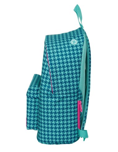MOCHILA GRANDE ORDENADOR "PATA DE GALLO VERDE" | Comprar MOCHILA GR...