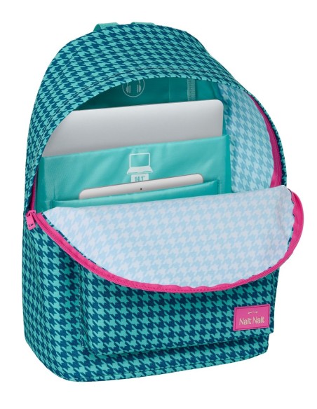 MOCHILA GRANDE ORDENADOR "PATA DE GALLO VERDE" | Comprar MOCHILA GR...