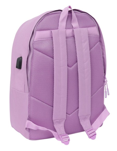 MOCHILA DOBLE PARA PORTATIL 15,6"+USB MUNICH BASICOS "LILA" | Compr...
