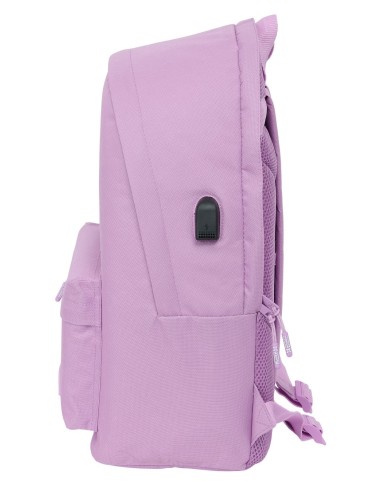 MOCHILA DOBLE PARA PORTATIL 15,6"+USB MUNICH BASICOS "LILA" | Compr...
