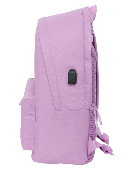 MOCHILA DOBLE PARA PORTATIL 15,6"+USB MUNICH BASICOS "LILA" | Compr...