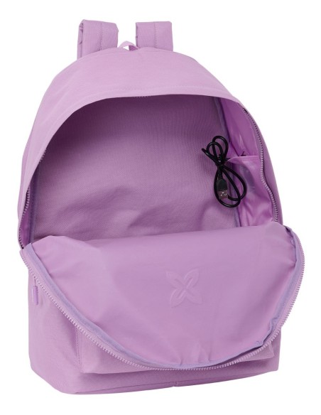 MOCHILA DOBLE PARA PORTATIL 15,6"+USB MUNICH BASICOS "LILA" | Compr...