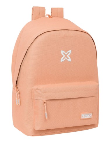 MOCHILA DOBLE PARA PORTATIL 15,6"+USB MUNICH BASICOS "PEACH" | Comp...