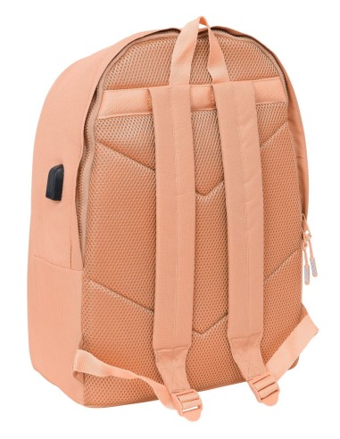 MOCHILA DOBLE PARA PORTATIL 15,6"+USB MUNICH BASICOS "PEACH" | Comp...