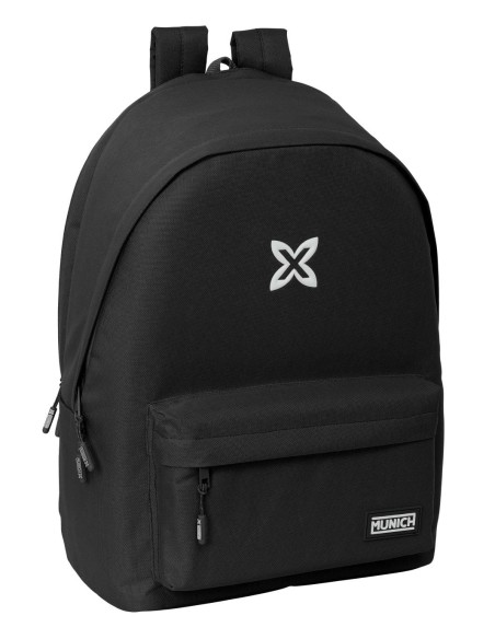 MOCHILA DOBLE PARA PORTATIL 15,6"+USB MUNICH BASICOS "NEGRO" | Comp...
