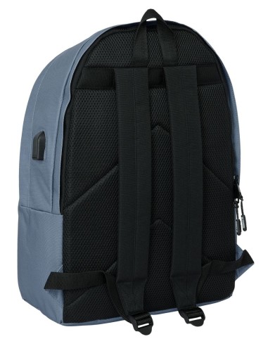 MOCHILA DOBLE PARA PORTATIL 15,6"+USB MUNICH BASICOS "GRIS" | Compr...