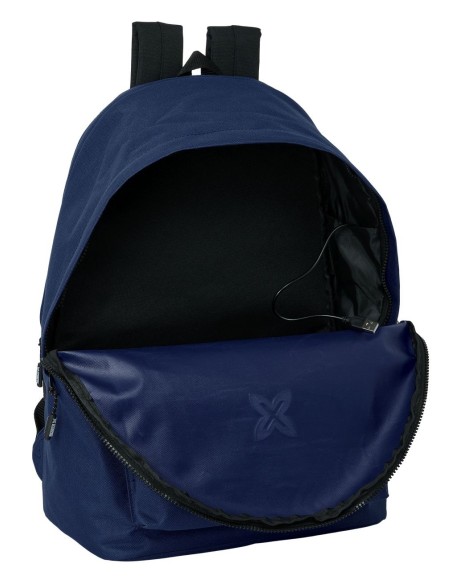 MOCHILA DOBLE PARA PORTATIL 15,6"+USB MUNICH BASICOS "MARINO" | Com...