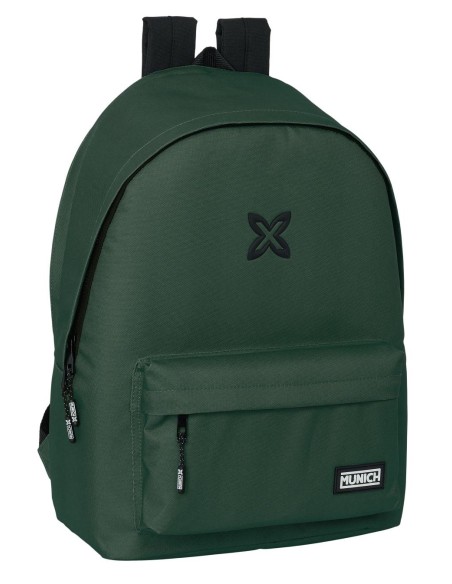 MOCHILA DOBLE PARA PORTATIL 15,6"+USB MUNICH BASICOS "VERDE" | Comp...