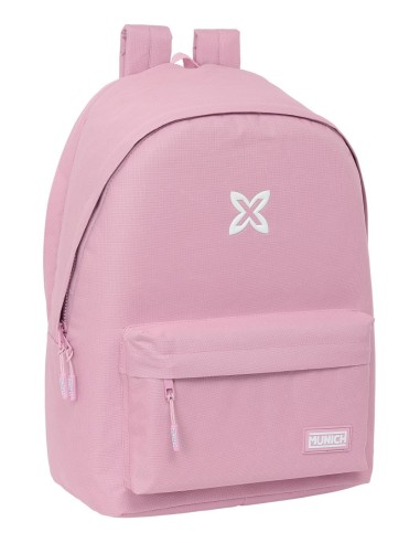 MOCHILA DOBLE PARA PORTATIL 15,6"+USB MUNICH BASICOS "ROSA" | Compr...