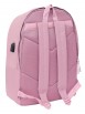 MOCHILA DOBLE PARA PORTATIL 15,6"+USB MUNICH BASICOS "ROSA"