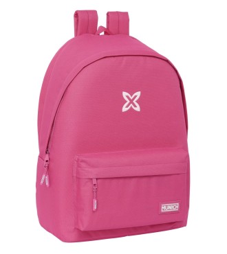 MOCHILA DOBLE PARA PORTATIL 15,6"+USB MUNICH BASICOS "FUCSIA" | Com...