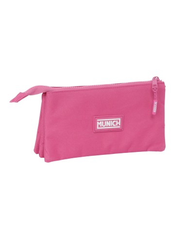 PORTATODO TRIPLE MUNICH BASICOS "FUCSIA" | Comprar PORTATODO TRIPLE...