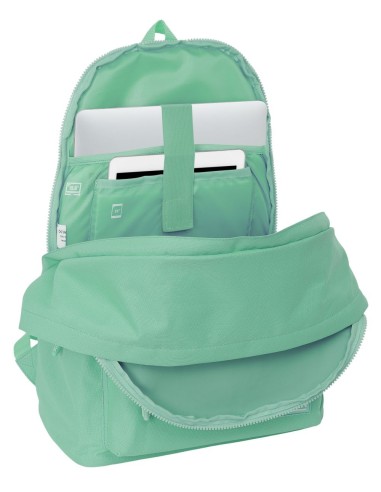 MOCHILA DOBLE PARA PORTATIL 15,6"+USB MUNICH BASICOS "TURQUESA" | C...