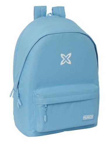 MOCHILA DOBLE PARA PORTATIL 15,6"+USB MUNICH BASICOS "AZUL" | Compr...