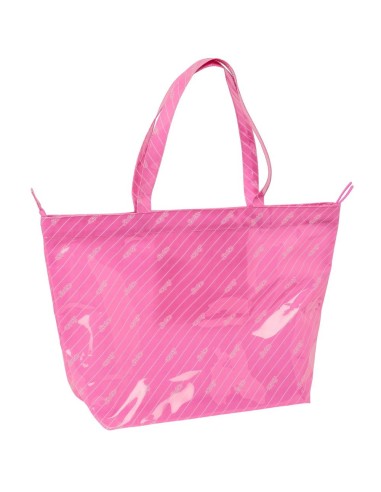 BOLSO SHOPPING BARBIE "LOGOMANIA ROSA" | Comprar BOLSO SHOPPING BAR...