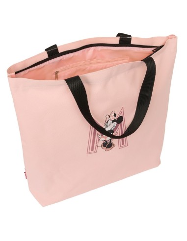 SHOPPING BAG PLEGABLE MINNIE "BLUSH"