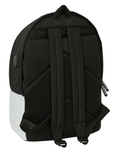 MOCHILA DOBLE PARA PORTATIL 15,6"+USB REAL MADRID 1ª EQUIP. 24/25 |...