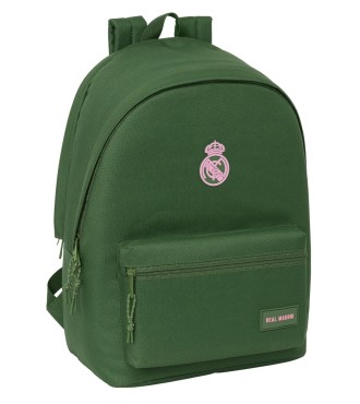 MOCHILA DOBLE PARA PORTATIL 15,6"+USB REAL MADRID CHICA CAQUI | Com...