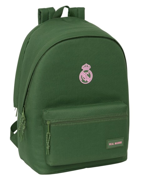 MOCHILA DOBLE PARA PORTATIL 15,6"+USB REAL MADRID CHICA CAQUI | Com...