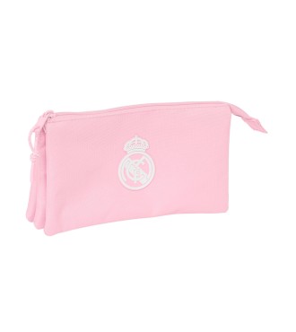 PORTATODO TRIPLE REAL MADRID CHICA ROSA | Comprar PORTATODO TRIPLE ...