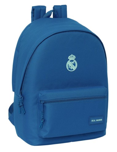 MOCHILA DOBLE PARA PORTATIL 15,6"+USB REAL MADRID CHICA AZUL | Comp...