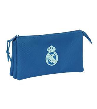 PORTATODO TRIPLE REAL MADRID CHICA AZUL | Comprar PORTATODO TRIPLE ...