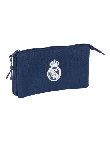 PORTATODO TRIPLE REAL MADRID CHICA MARINO | Comprar PORTATODO TRIPL...