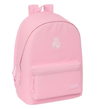MOCHILA DOBLE PARA PORTATIL 15,6"+USB REAL MADRID CHICA ROSA | Comp...