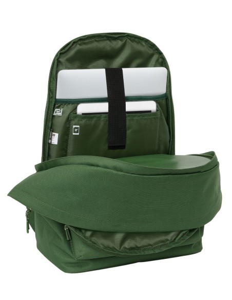 MOCHILA DOBLE PARA PORTATIL 15,6"+USB REAL MADRID CHICA CAQUI | Com...