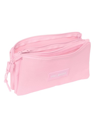 PORTATODO TRIPLE REAL MADRID CHICA ROSA | Comprar PORTATODO TRIPLE ...