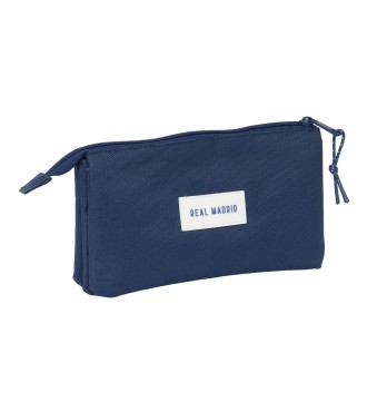 PORTATODO TRIPLE REAL MADRID CHICA MARINO | Comprar PORTATODO TRIPL... 2