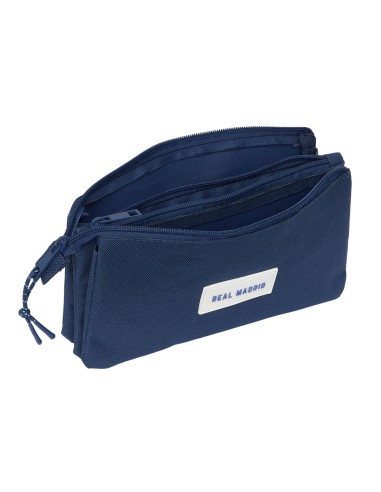 PORTATODO TRIPLE REAL MADRID CHICA MARINO | Comprar PORTATODO TRIPL...