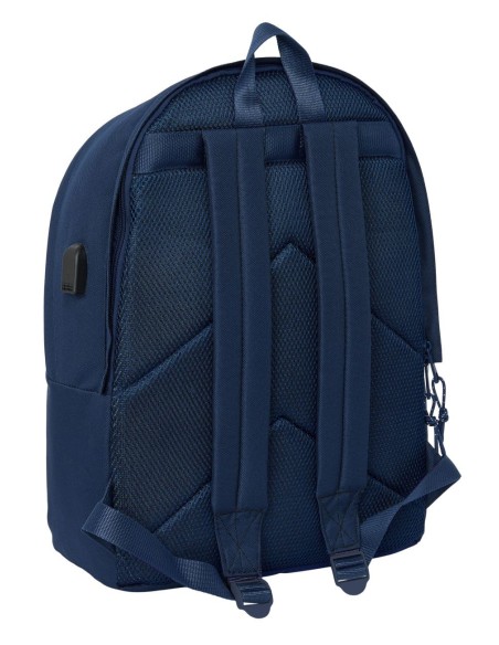 MOCHILA DOBLE PARA PORTATIL 15,6"+USB REAL MADRID CHICA MARINO | Co... MOCHILA DOBLE PARA PORTATIL 15,6"+USB REAL MADRID CHICA MARINO | Co...