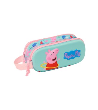 PORTATODO DOBLE 3D PEPPA PIG 3D