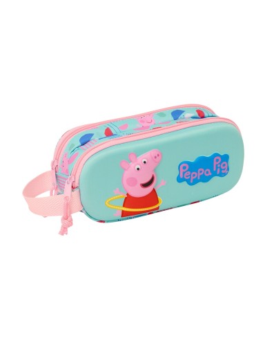 PORTATODO DOBLE 3D PEPPA PIG 3D